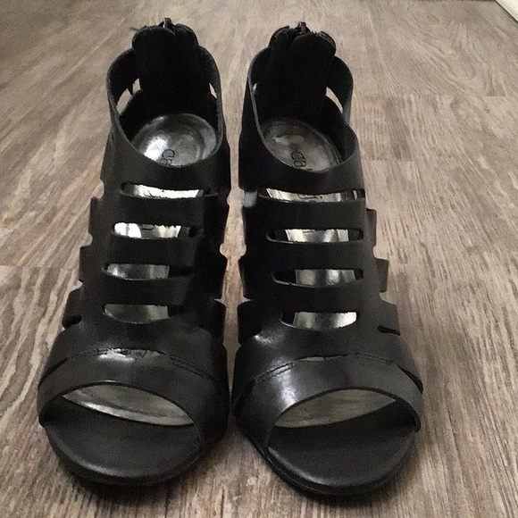 Cathy Jean  Brazil High heels black open toe - Picture 4 of 8